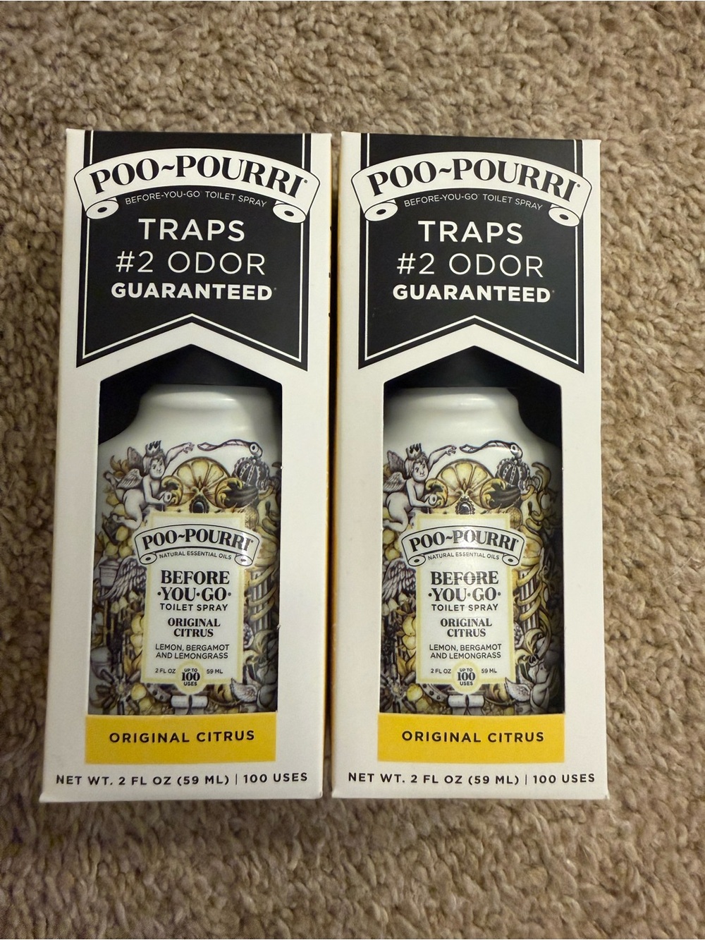 Before-You-Go Toilet Spray, Original Citrus - 2 Pack